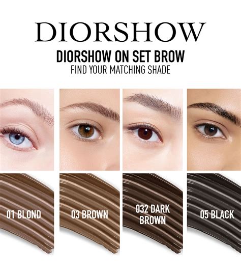 brow dior|diorshow on set brow.